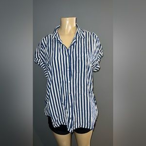 Woman’s striped blouse Botton down blouse